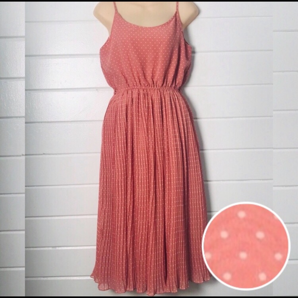 {W x White} polka dot dress
